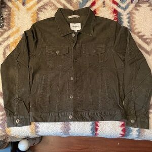 Goodfellow Forest Green Corduroy Men’s Jacket - Size Medium